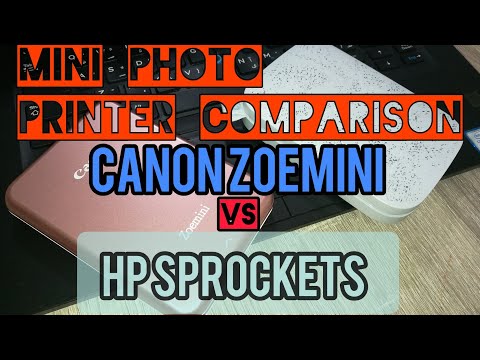 Mini Photo Printer Head to Head Comparison - Canon Zoemini vs HP Sprocket