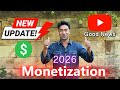 Youtube Biggest Monetization Good News &amp; Update 2026 for Shorts &amp; Long Video ! Dynamic Brand Slot