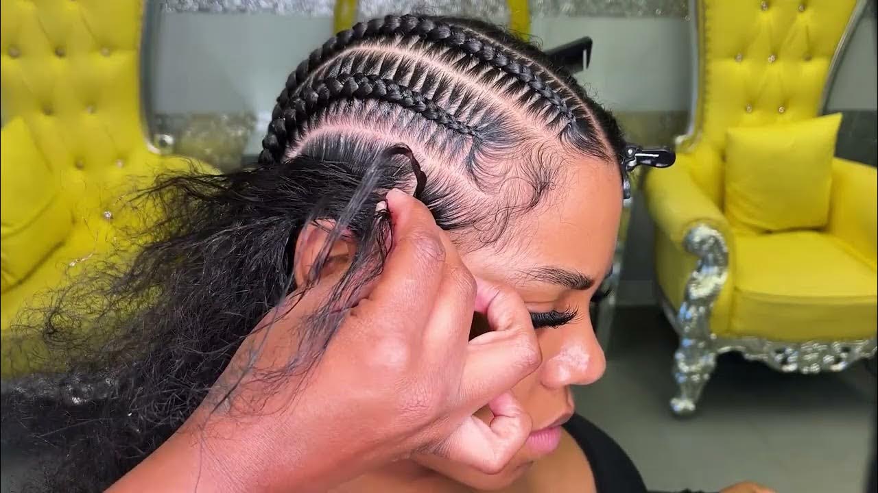 HOW TO 5 MINUTE 6 STITCH BRAIDS Hairstyles BRAIDS BY YouTube