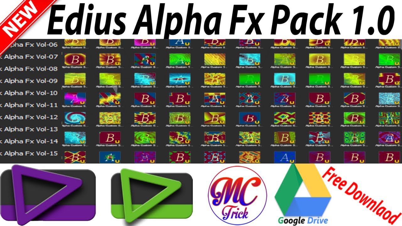 Edius Alpha Transition effects HD free download McTrick