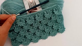 PERFECT❗very beautiful and simple crochet blanket scarf bedspread Pattern