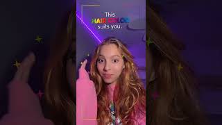 this filter picks the BEST hair color for you 👀 #shorts