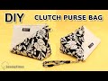 DIY Clutch Purse Bag | Wristlet Pouch Tutorial [sewingtimes]