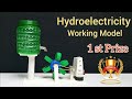 Hydro electricity science project || पानी से बिजली कैसे बनाएं || 100% working #viralvideo