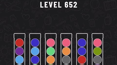 Ball Sort Puzzle Level 652 #ballsortpuzzle #ballsortpuzzlegameplay #puzzlegame #mobilegames