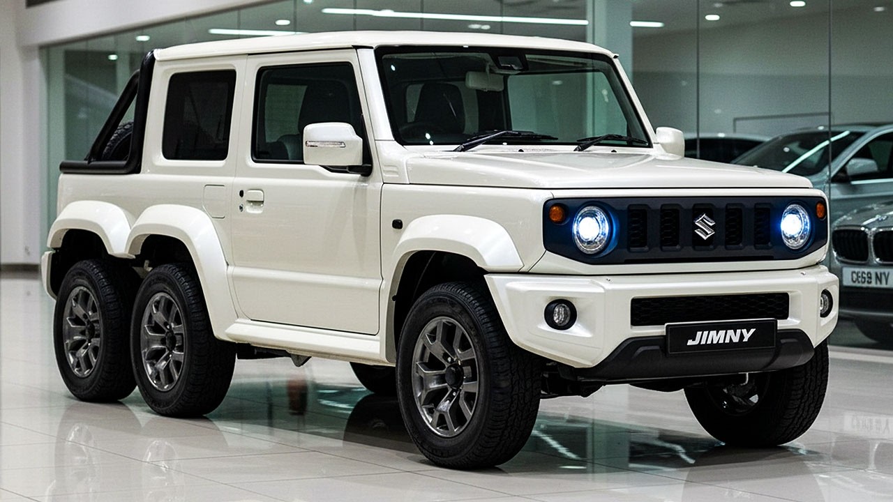 Suzuki Jimny 6-Wheel 2026 Full Review India | 6x6 Off-Road Monster Pickup Truck!