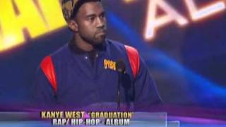 Kanye West Wins Favorite Rap\/Hip-Hop Album - AMA 2008