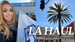 LA COLLECTIVE SHOPPING HAUL | GOODWILL, FOREVER 21, TJ MAXX