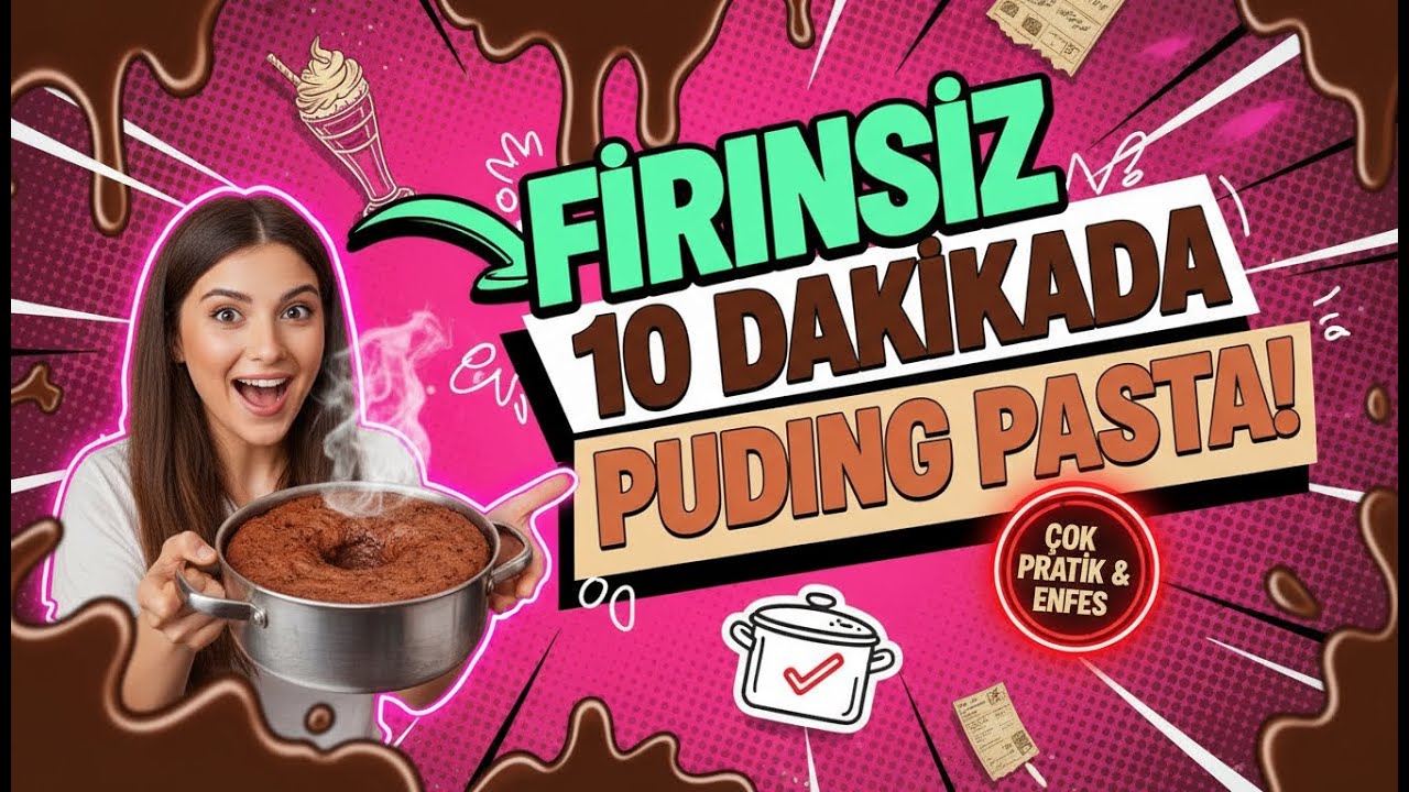 Fırınsız 10 Dakikada Çikolatalı Puding Pasta! 🍫 Çok Pratik ve Enfes Lezzet Fırınsız 10 Dakikada Çikolatalı Puding Pasta! 🍫 Çok Pratik ve Enfes Lezzet