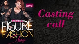 Alfonso James Full Figure Fashion Show Casting Call