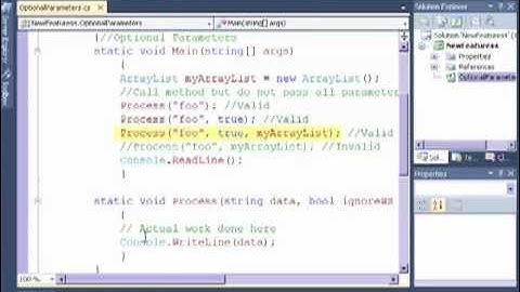 How to use optional parameters in C# 4.0
