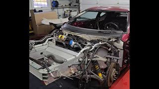 Lotus Evora S rebuild - Dash, clamshell, and windshield removal - Part 4