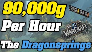 This is EASY 90,000g Gold Per Hour In Dragonflight!