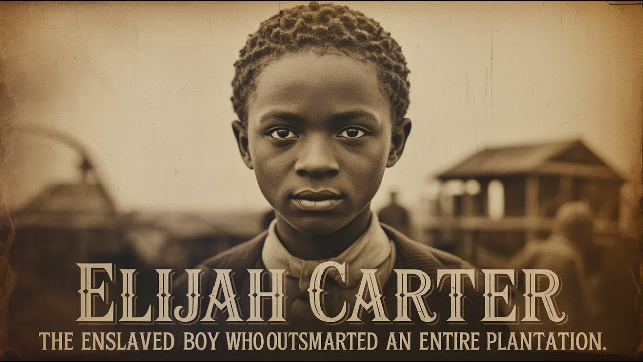 Elijah Carter — The Enslaved Boy Who Outsmarted an Entire Plantation