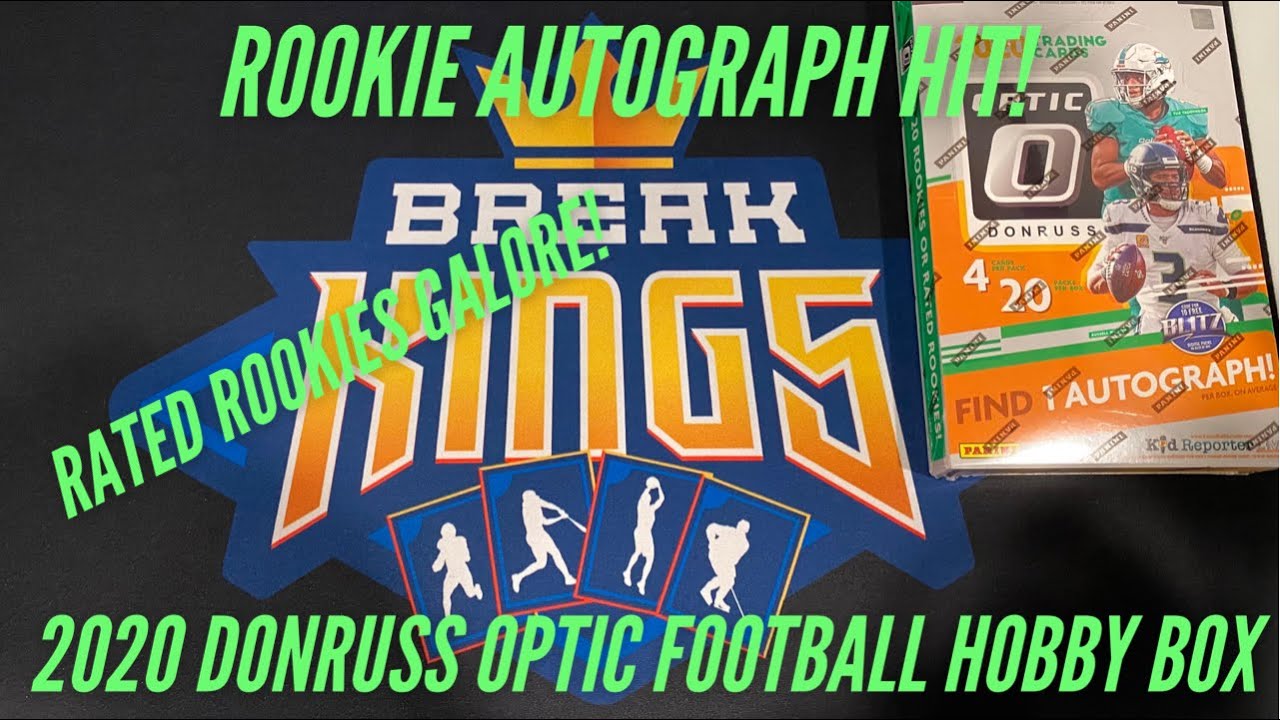 $850 2020 Donruss Optic Football Hobby Box Break