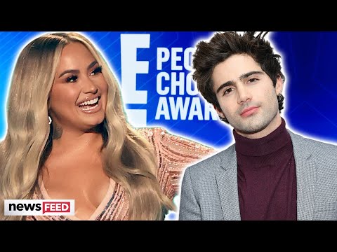 Demi Lovato MAKES FUN Of Max Ehrich Engagement At People's Choice Awards!