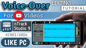 How to edit voice for youtube videos | Voice over editing | ntrack studio tutorial | Hindi/Urdu