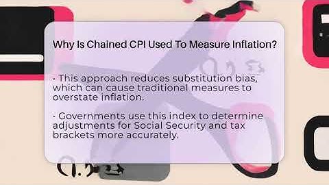 Why Is Chained CPI Used To Measure Inflation? - Inflation Insight Channel