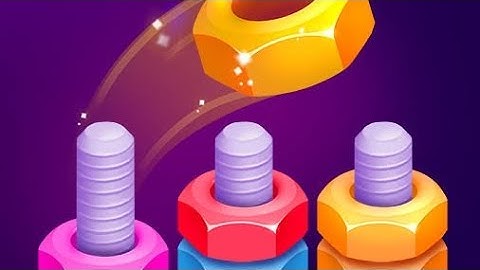 NUT SORT  Game 🎯 Level 1 to 10