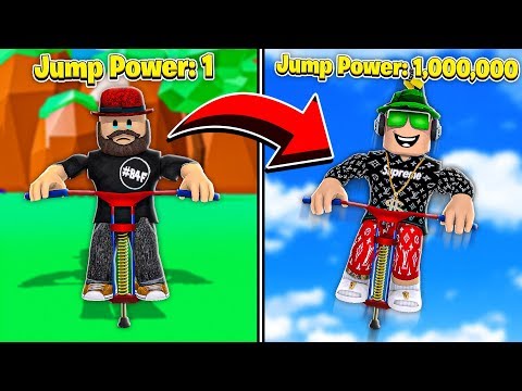 Very Fast Way To Reach Max Jumping Power In Roblox Pogo Simulator Youtube