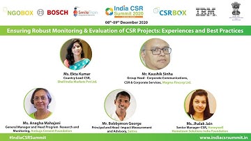 Ensuring Robust Monitoring  Evaluation of CSR  Social Projects: Experiences and Best Practices