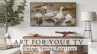 Vintage Spring Paintings Art For Your TV | Spring TV Art | Summer TV Art | Vintage TV Art | 3.5 Hrs by Art For Your TV By: 88 Prints 135 views 4 hours ago 3 hours, 30 minutes