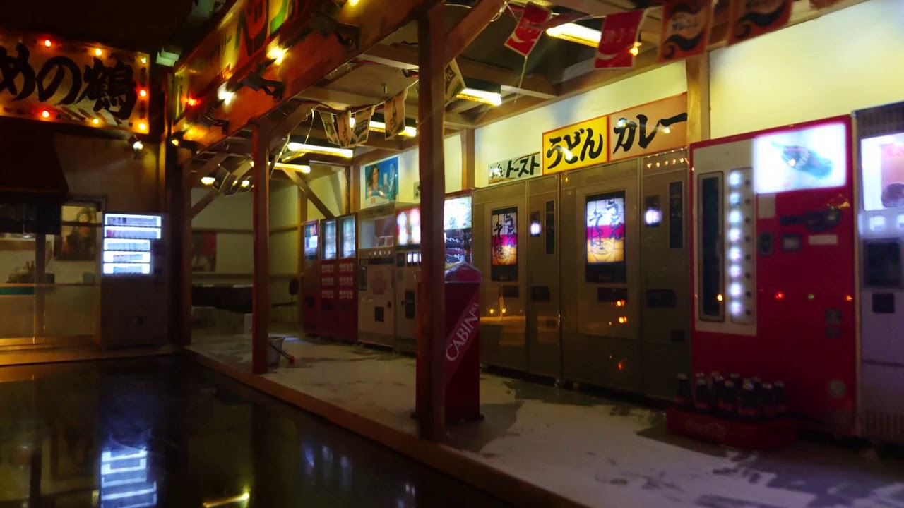 ドライブイン 港食堂はきだめの鶴 1/14ジオラマ#湾岸荷役