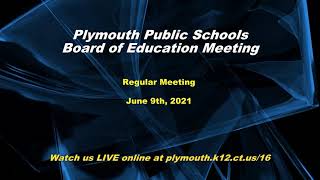 BOE Meeting 06/09/21