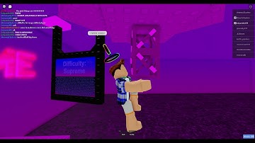 Roblox obelisk of impossible difficulty chart, Doing Supreme First jump with kill brick OMG