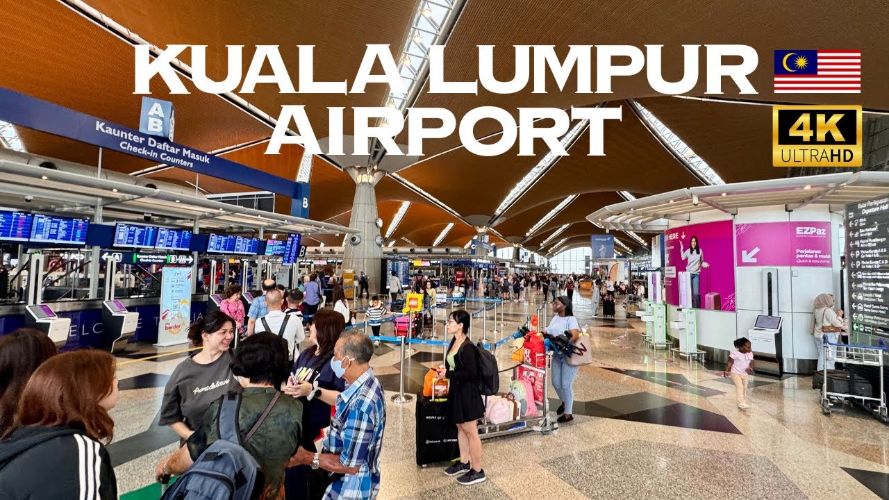 [4K] Kuala Lumpur International Airport, Malaysia 🇲🇾🐧 Terminal 1 Walking Tour