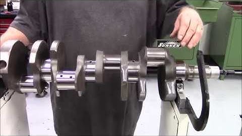 620 HP 454 Big Block Chevy Engine Build Part 4 GM Crankshaft Prep, Runout and Stroke Check