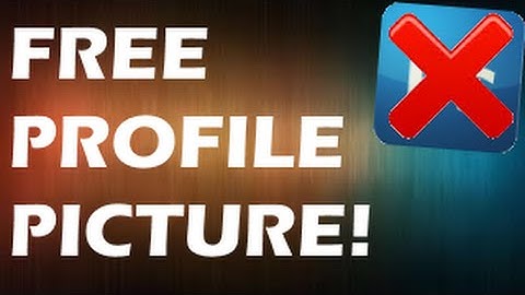 How To Make A Youtube Profile Picture WITHOUT photoshop!