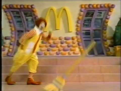 McDonald's Werbung 1992 Clown Ronald