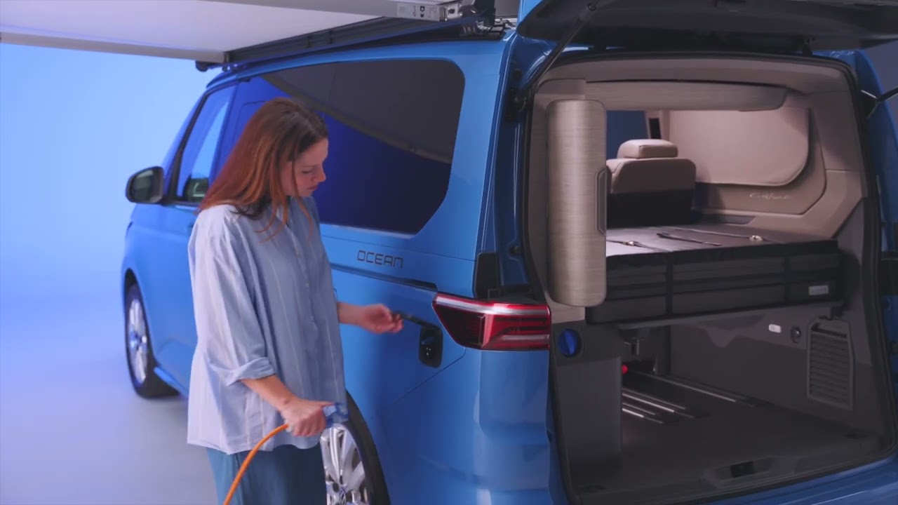 Volkswagen California - How-to hook up to mains power - YouTube