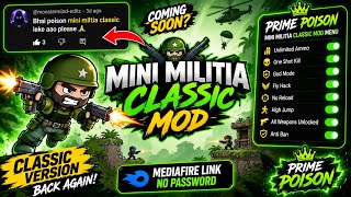 Mini Militia Classic Unlimited  CashMini Militia Classic Simple Mod Menu | Militia Classic - Poison  screenshot 3