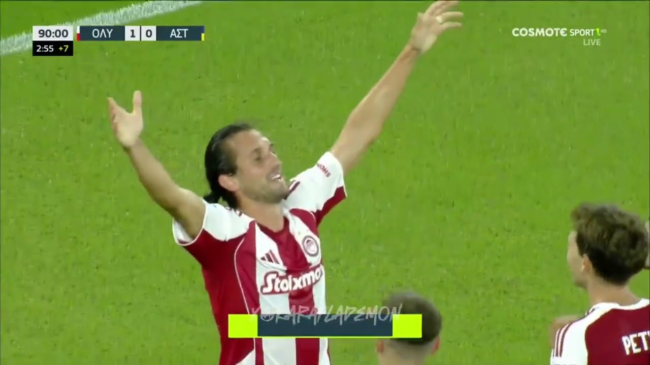 Yusuf Yazıcı nın Harika Gölü Olympiakos - Asteras Tripolis