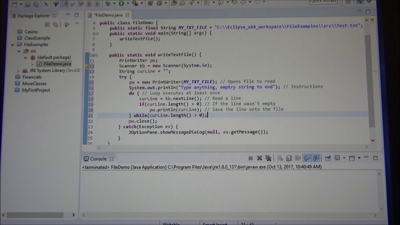 Java Lesson 8 Part II - YouTube