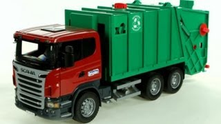 Scania R-Series Garbage Truck (Bruder 03561)  - Muffin Songs' Toy Review