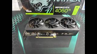 Gainward RTX 4060 Ti Panther 16GB - FurMark Stress Test: 7356 Points, 122 FPS
