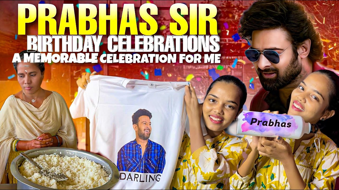 Darling Sir Birthday అంటే మన ఫాన్స్ అందరికీ పండగ 🥳😍♥️ || Allari Aarathi Vlogs || Prabhas