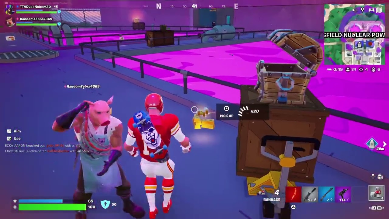 Playing with father and son