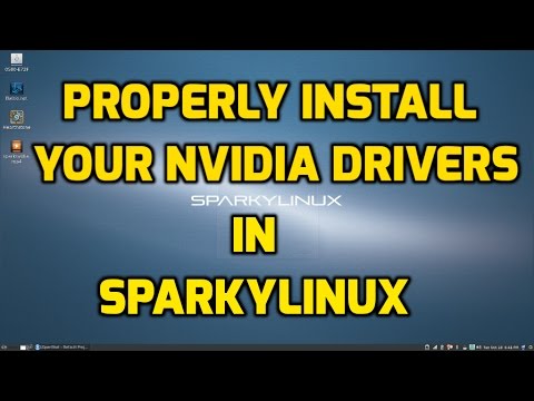 Install Your Nvidia Drivers Properly in SparkyLinux