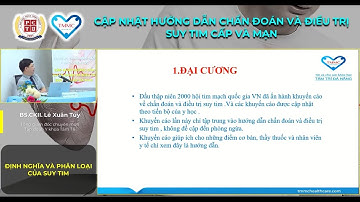 [TIMMẠCH2023] ĐỊNH NGHĨA VÀ PHÂN LOẠI SUY TIM - BS CKII Lê Xuân Túy