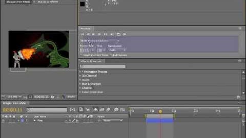 Adobe After Effects CS4 Tutorial 14 - Saving Interface