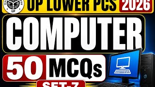​Computer for UPLower PCS 2026 | Computer Practice Set #7 | AGTA &amp; ASO Special #upgk #upsssc 