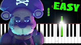 FNAF - Pirate Song - EASY Piano Tutorial