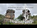 GIGANTES de PIEDRA y PINTURAS RUPESTRES, TEZOQUIPAN, HIDALGO.