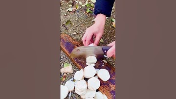 cool skill of cutting cassava quickly #shorts