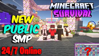 Best Free Survival SMP Server 2026 ❤️🔥 | Minecraft Java + Bedrock | 24/7 Online | Anyone Can Join 🤯
