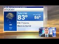 Thunderstorms return today, stick around through next week